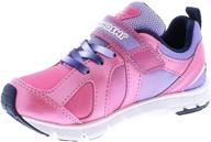 👧 tsukihoshi girls' shoes: secure strap closure, machine washable, slip resistant, non marking logo