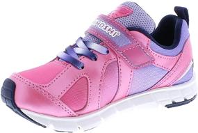 img 4 attached to 👧 TSUKIHOSHI Girls' Shoes: Secure Strap Closure, Machine Washable, Slip Resistant, Non Marking