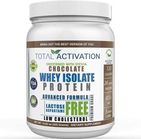 img 4 attached to 🍫 Lactose-Free Whey Isolate Low Carb Chocolate Protein Powder with Zero Sugar Ideal for Women's Weight Loss, Men's Post-Workout Recovery, and as a Keto Meal Replacement Shake