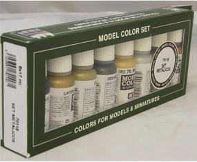 img 4 attached to 🎨 Discover Brilliance: Vallejo Metallic Colors, 17ml (Set of 8)