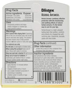 img 1 attached to Blistex Herbal Answer Count Each