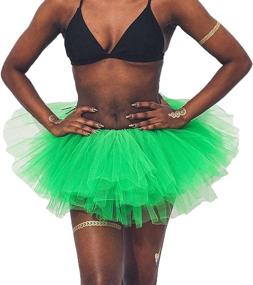 img 4 attached to Zoestar Tulle Scarf Skirt Colorful Sports & Fitness and Other Sports