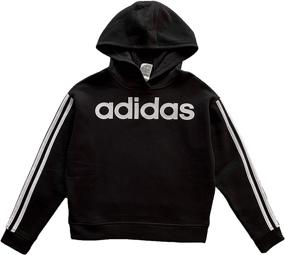 img 1 attached to 👧 Детская толстовка Adidas для девочек: Среднеразмерная детская одежда, идеально подходящая для активного образа жизни