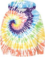 lanyu unisex kids tie dye hoodies: stylish long sleeve sweatshirts for boys and girls with hood and pocket logo