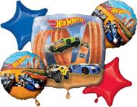 hot wheels racer bouquet balloons logo