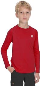 img 1 attached to 🌞 Youth Boys Rashguard Sun Shirts - Long/Short Sleeve Lightweight Shirt SPF 50+ for Enhanced SEO