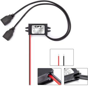 img 4 attached to 💡 Extractme 12V to 5V DC Converter Buck Module - 3A 15W USB адаптер питания с двумя USB-выходами, автомобильный конвертер питания для регулировки постоянного тока