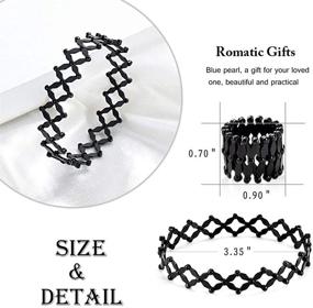 img 2 attached to 💍 Magic 3-in-1 Folding Retractable Ring Bracelet-Sleek Stainless Steel Memorial Jewelry with Telescopic Rings