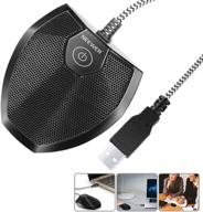 🎙️ neewer 192khz/24bit usb omnidirectional condenser microphone: perfect for video conference, recording, skype, online class, court reporting - plug & play (mac os x windows pc) logo