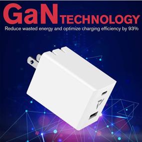 img 1 attached to 🔌 Vena 48W GaN Tech Wall Charger: Fast PD 3.0 Charging for MacBook Air, iPad Pro, iPhone & More