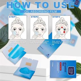 img 1 attached to 🌿 Beauty Kate Oil Control Film Blotting Paper Replacement - Clean & Clear Oil-absorbing Sheets, 60 Sheets (Pack of 2)