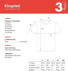 img 1 attached to 👕 Discover Kingsted: Exceptional Quality and Comfort in Men's T-Shirts & Tanks