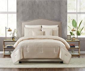 img 4 attached to 🛏️ King Size 5th Avenue Lux Noelle Luxury 7 Piece Comforter Set