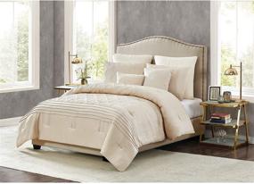 img 3 attached to 🛏️ King Size 5th Avenue Lux Noelle Luxury 7 Piece Comforter Set