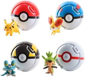 img 3 attached to 4Packs Great Ball FigurineToyswith Hero