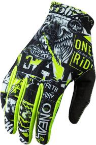 img 2 attached to ONeal Matrix Unisex Adult Glove Yellow Motorcycle & Powersports