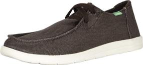 img 1 attached to Sanuk Mens Shaka Sneaker Khaki