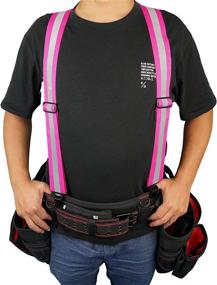 img 1 attached to Suspenders Reflective Adjustable Webbing Elastic