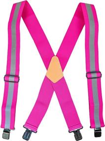 img 3 attached to Suspenders Reflective Adjustable Webbing Elastic