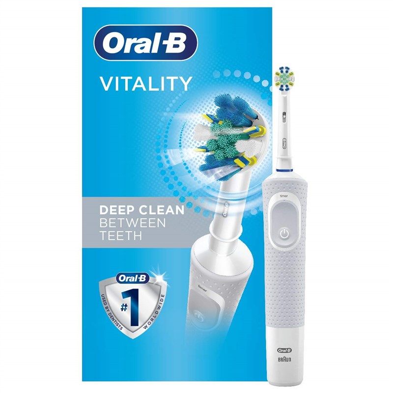 oral b flossaction rechargeable toothbrush automatic 标志