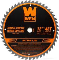 🪚 wen bl1248: the ultimate 12-inch 48-tooth carbide-tipped saw blade for miter and table saws logo