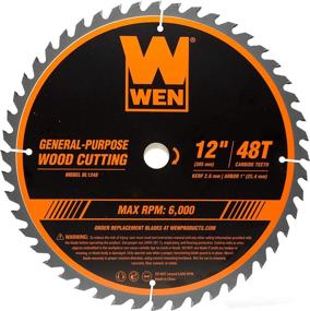 img 4 attached to 🪚 WEN BL1248: The Ultimate 12-Inch 48-Tooth Carbide-Tipped Saw Blade for Miter and Table Saws