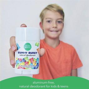 img 2 attached to 👶 Aluminum-Free & Hypoallergenic Fresh Monster Deodorant for Kids and Teens - Gummy Burst Scent (1.76oz), Paraben-Free