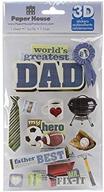 🎉 3d cardstock stickers for dad - paper house productions stdm-0193e logo