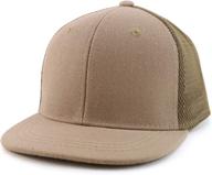 🧢 trendy apparel shop: stylish flatbill hats & caps for boys' accessories logo