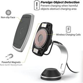 img 3 attached to 📱 SCOSCHE MPQ2OH-XTSP Magnetic Phone Mount Charger for Mobile Devices - MagicMount