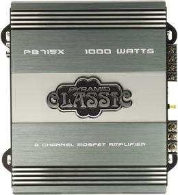 img 1 attached to 🚗 Pyramid PB715X Amplifier for Car - 1000W, 2-Channel, Bridgeable