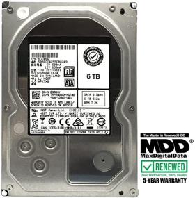 img 3 attached to 💾 MDD - Обновленный HGST Ultrastar 6TB 7200RPM HDD с памятью кэша 128MB и подключением SATA 6Gb/s - жесткий диск формата 3,5 дюйма для предприятий, NAS, настольных ПК и хранения видеонаблюдения - гарантия на 5 лет