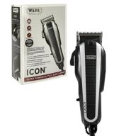 🔪 wahl professional icon clipper - full size v9000 motor: ideal for barbers and stylists - model 8490-900, black logo