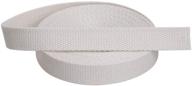 👀 cotowin 0.75" wide thick heavy cotton webbing, 6 yards (natural, 0.75") logo