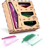 🗂️ ools baggie organizer: perfect kitchen drawer organizer for zip lock storage bags - fits ziploc, solimo, glad, hefty & more - gallon, quart, sandwich & snack sizes logo