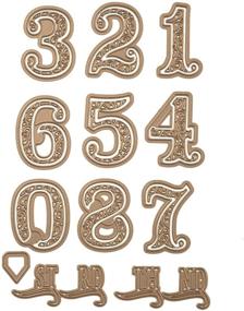 img 1 attached to Spellbinders Shapeabilities Filigree Numbers Etched