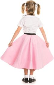 img 1 attached to 🎵 Musical Printed Kidcostumes Poodle Skirt