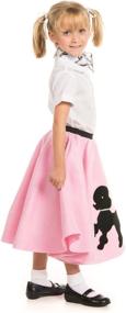 img 2 attached to 🎵 Musical Printed Kidcostumes Poodle Skirt