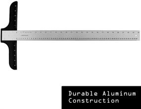 img 3 attached to Premium 24-Inch Ludwig Precision Heavy-Duty Aluminum T-Square: Ideal for Art, Framing & Drafting Projects