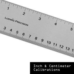 img 2 attached to Premium 24-Inch Ludwig Precision Heavy-Duty Aluminum T-Square: Ideal for Art, Framing & Drafting Projects