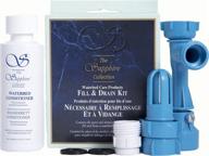 💦 efficient waterbed fill & drain kit with 4 fl oz conditioner for blue magic beds логотип