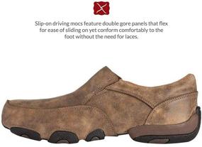 img 2 attached to Bomber Men's Loafers & Slip-Ons: Twisted Slip Driving Moccasins Shoes