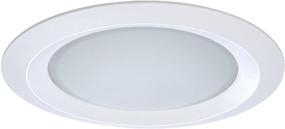 img 1 attached to Frosted Flanged 5150WH Recessed Lighting