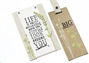 img 2 attached to 🌸 Sizzix 661190 Wildflowers Thinlits Die Set by Tim Holtz: Explore Nature's Beauty with 7/Pack