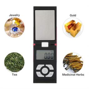 img 2 attached to 📏 200g/0.01g Digital Pocket Scale - Portable High Precision Jewelry Weight Scale with LCD Display - Ideal for Jewellery, Drugs, Coffee, Diamonds