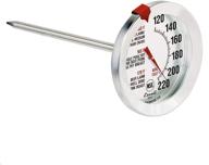 🌡️ escali ah1 nsf certified proaccurate oven-safe meat thermometer with extra large dial - silver logo