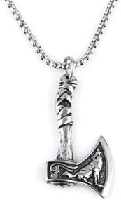 img 1 attached to Ожерелье с подвеской Fuqimanman2020 Norse Talisman