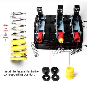 img 3 attached to 🕹️ Universal Soft Damping Block Pedal Modification Kit for Logitech G25/G27/G29 Racing Wheel - Enhanced Accessories for Gaming Upgrades by HUAYUWA