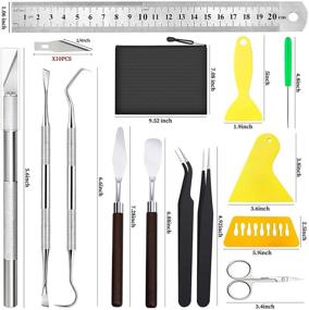 img 3 attached to 🌿 Weeding Tools 26 Pack Craft Weeding Tools Kit for Vinyl, Silhouettes, Cameos, Cutting, and Lettering