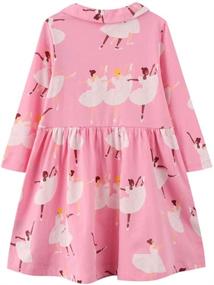 img 2 attached to Cyxon Smiling Clothes: Stylish Autumn Clothing and Dresses for Girls aged 3-8 Years